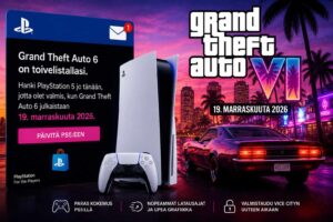 Sonyn markkinointisähköpostit vihjaavat GTA 6:n julkaistavan marraskuussa 2026