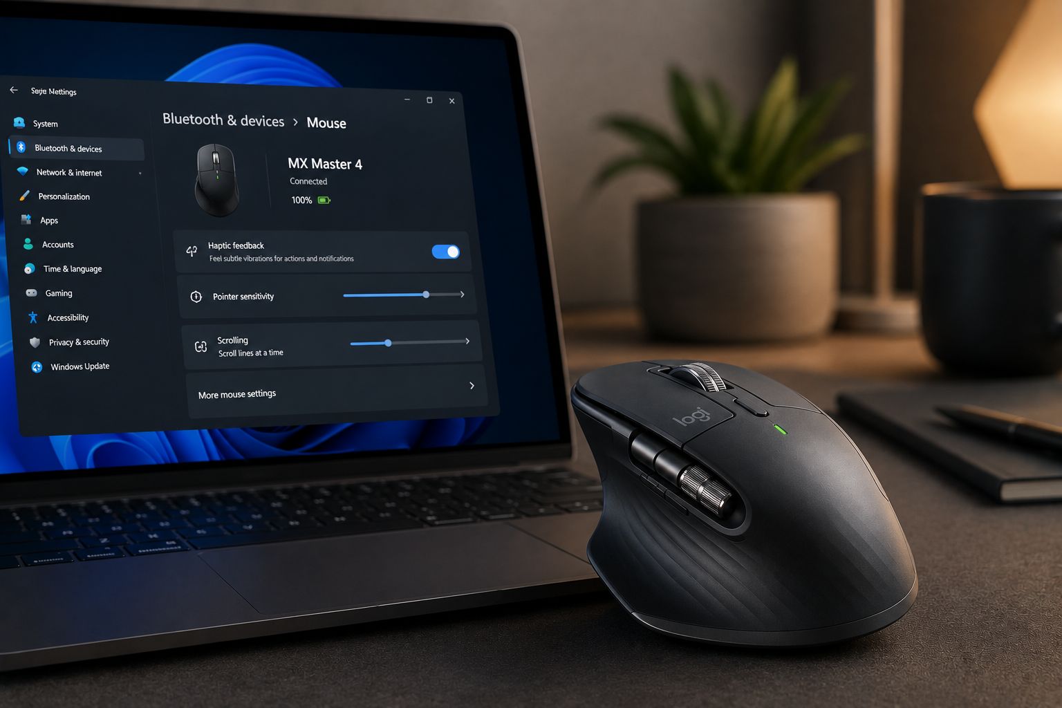 Logitech hiiri haptinen