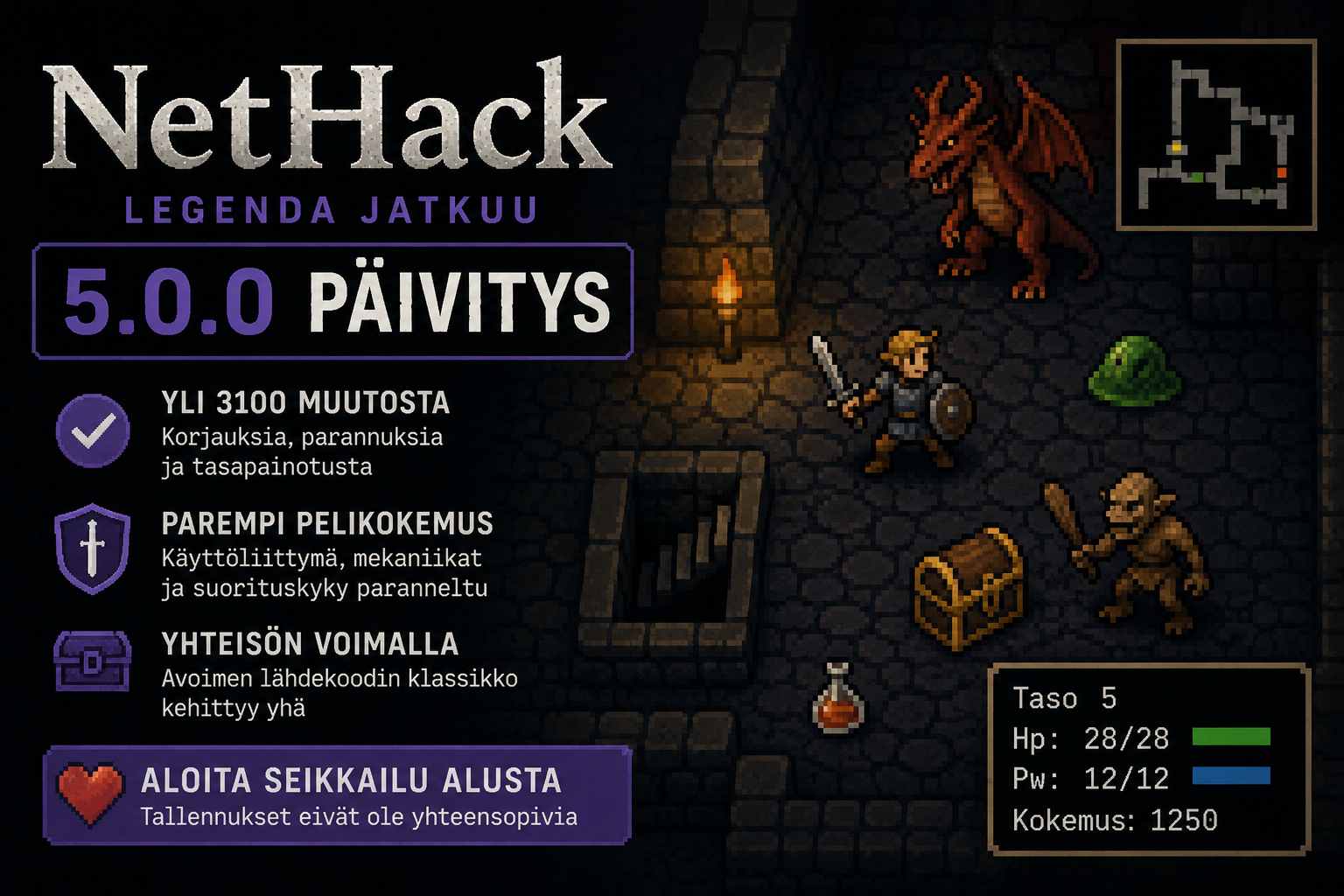 Nethack päivitys