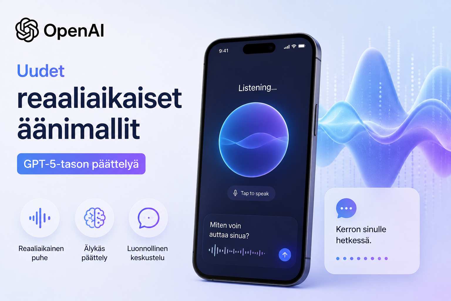 Reaaliaikainen äänimalli