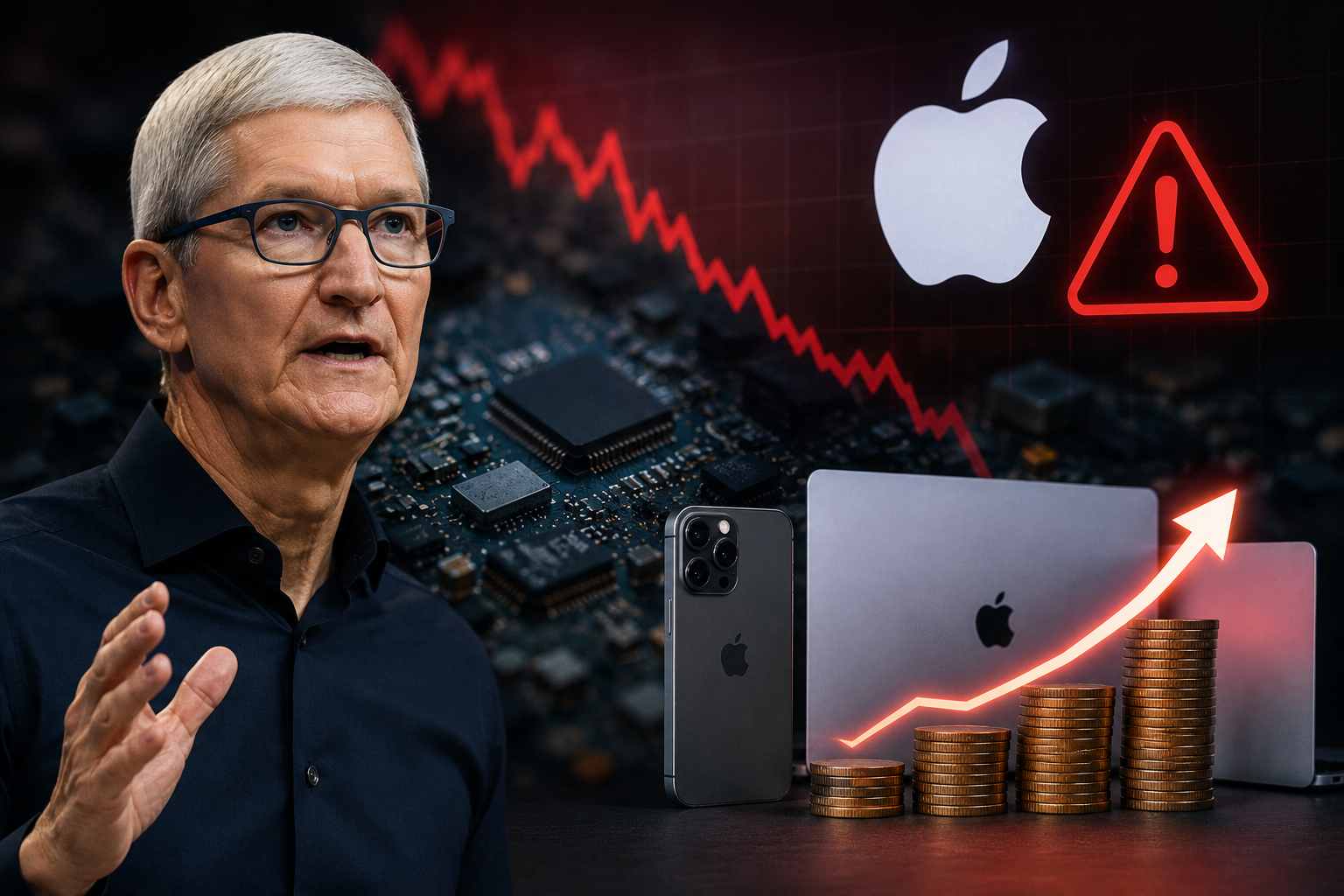 Applen Tim Cook varoittaa