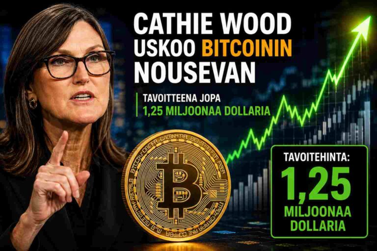 Cathie Wood uskoo Bitcoinin seuraavan nousun alkavan pääomapaosta – tavoitteena jopa 1,25 miljoonan dollarin hinta