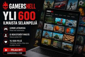 GamersHell tarjoaa yli 600 ilmaista selainpeliä ilman latauksia tai rekisteröitymistä