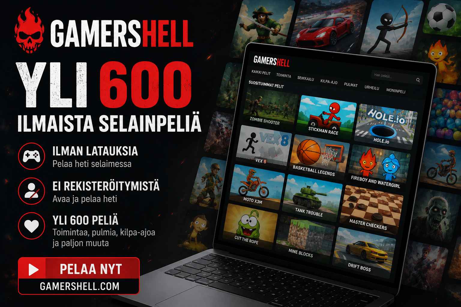 Gamershell ilmaispelit