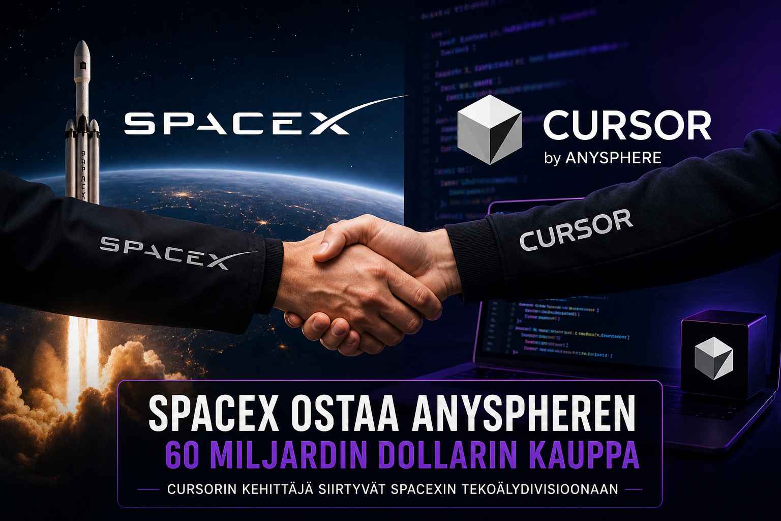 Space X ostaa Anyspheren