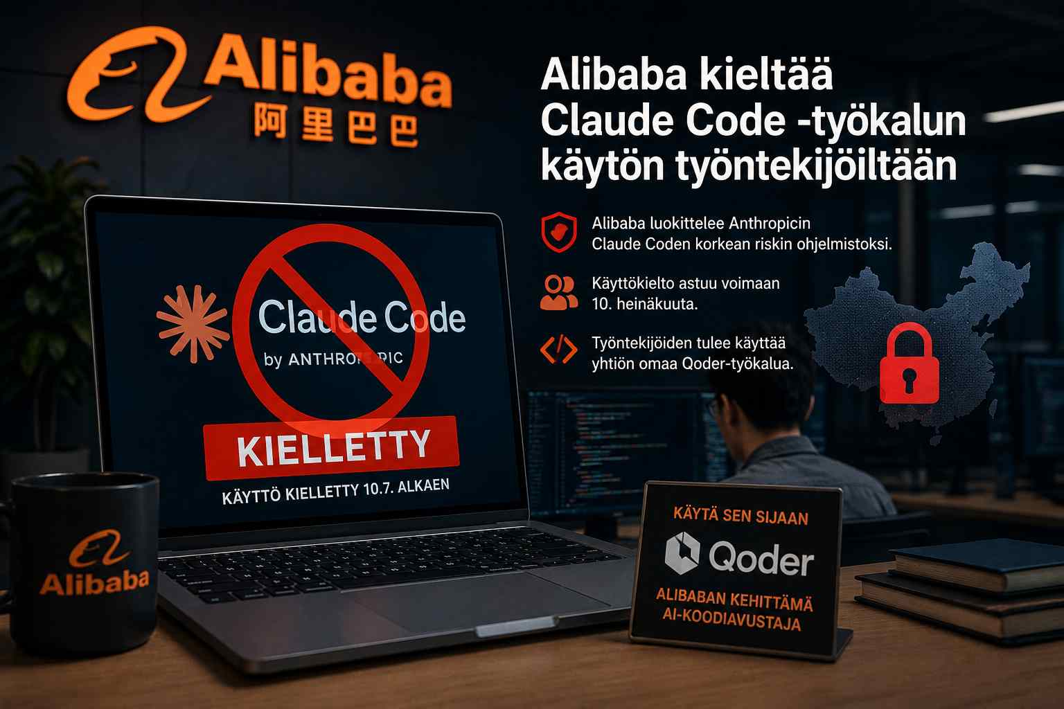 Alibaba kieltää Clauden