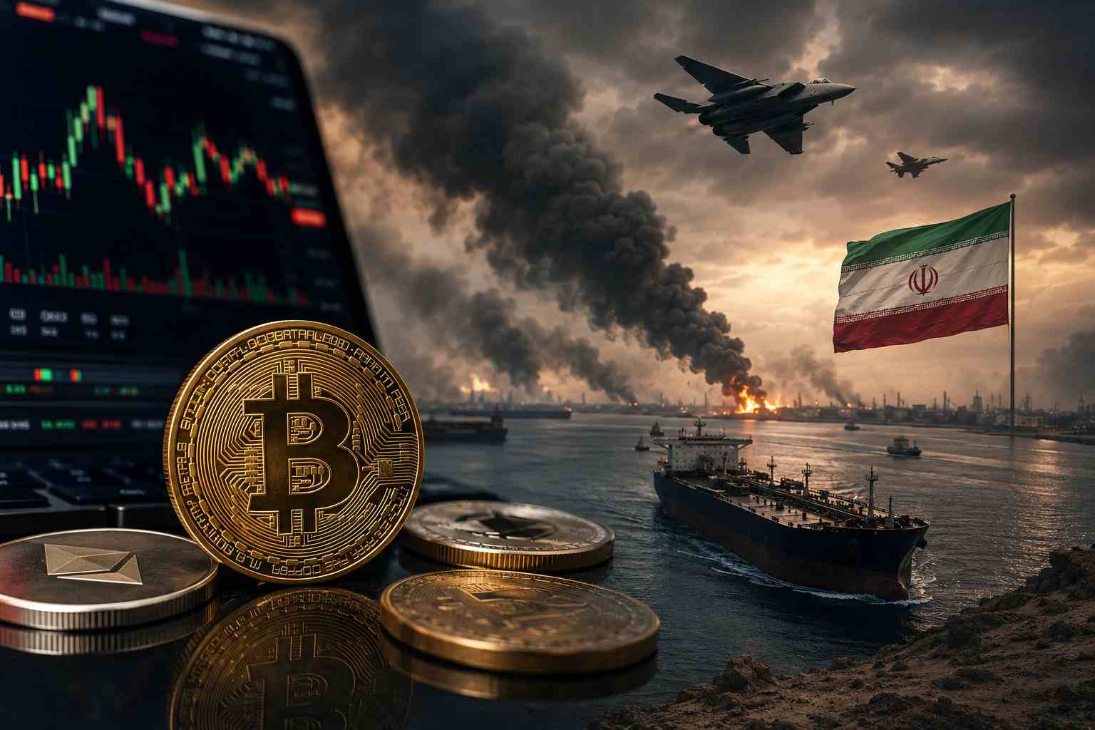 Bitcoinin arvo Iranin iskusta huolimatta