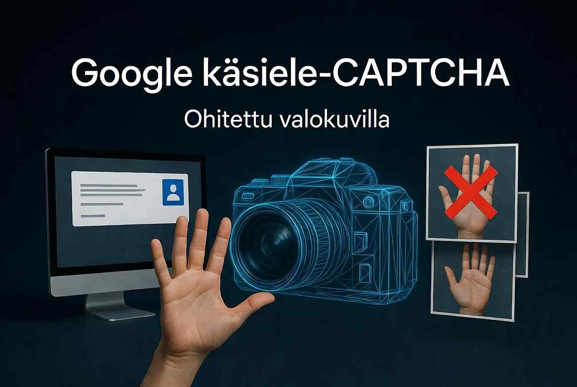 Captcha käsieleet Googlessa