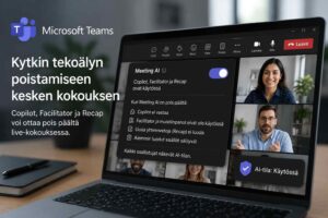 Microsoft Teamsiin tulee kytkin, jolla tekoälyominaisuudet voi poistaa kesken kokouksen