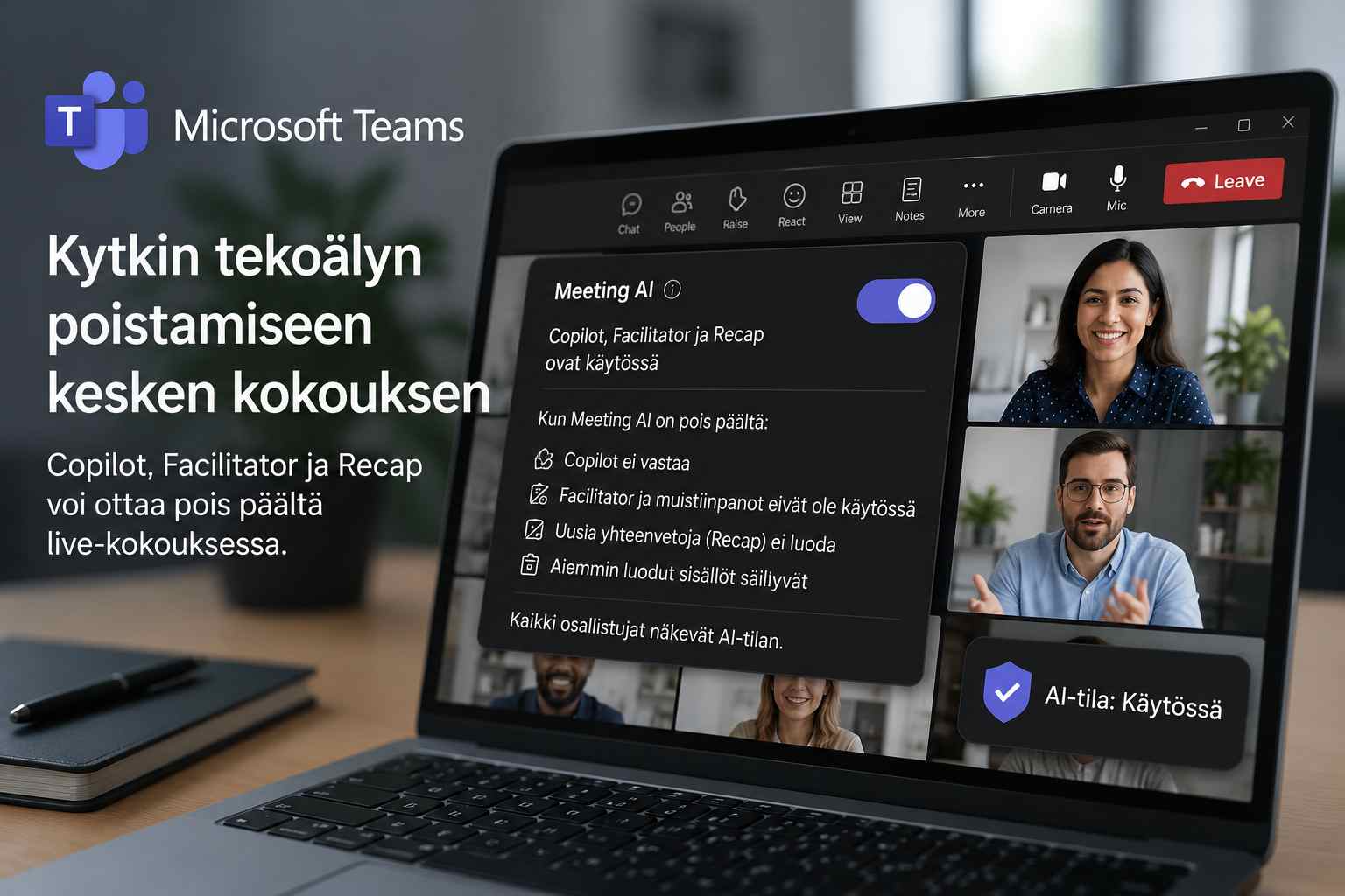 Microsoft kytkin tekoälyn poistamiseen