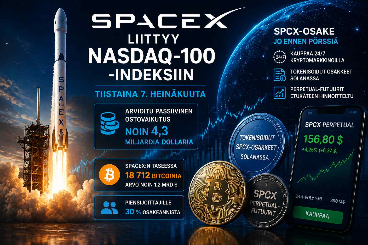 SpaceX pörssiin