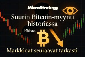 Michael Saylorin Strategy teki historiansa suurimman bitcoin-myynnin – markkinat seuraavat tarkasti