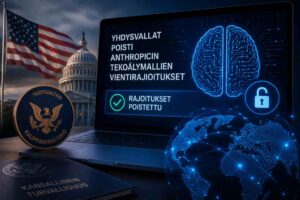 Yhdysvallat poisti Anthropicin uusimpien tekoälymallien vientirajoitukset