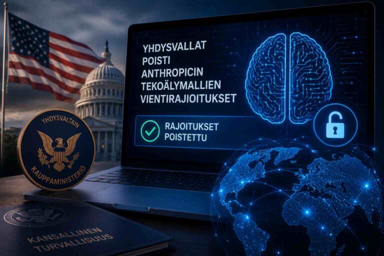 USAn vientirajoitusten poisto tekoälymalleilta