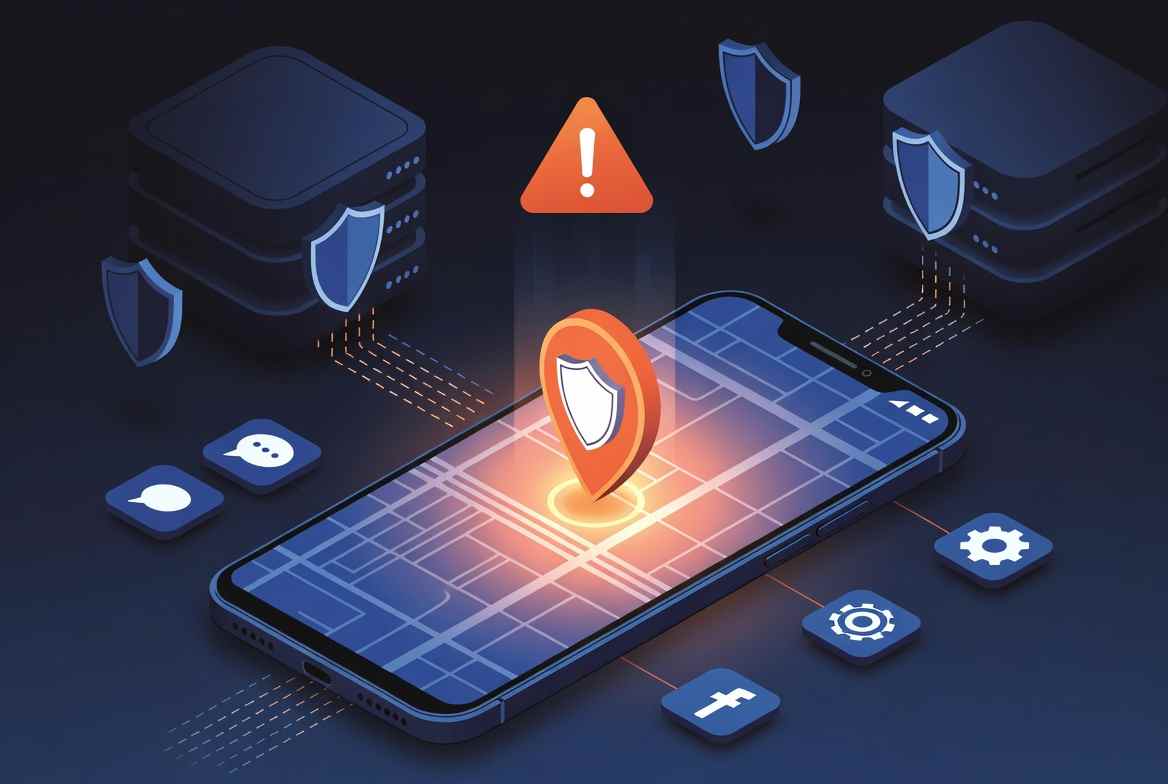 Android sijaintitietojen jakaminen
