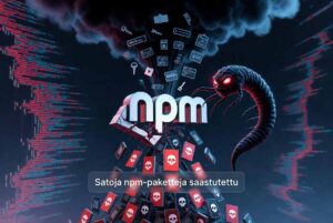 Laaja npm-hyökkäys saastutti satoja paketteja ja varastaa kehittäjien tunnuksia