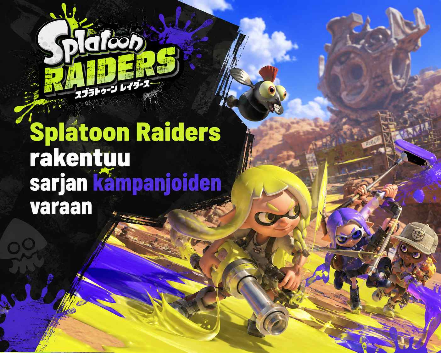Splatoon Raiders peli